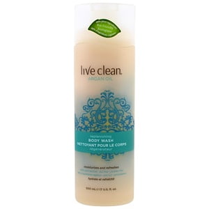 Live Clean Argan Oil Body Wash 500ml