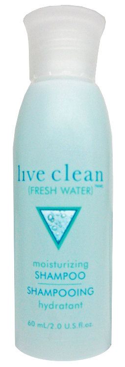 Live Clean Fresh Water Travel Shampoo 60ml