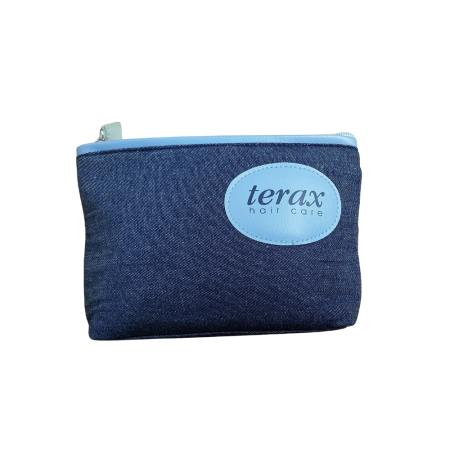 Terax denim beauty bag cosmetics pencil case